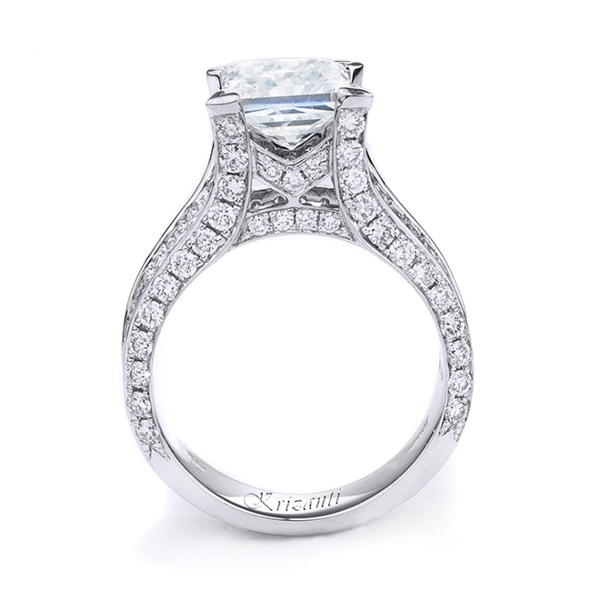 18KTW INVISIBLE SET ENGAGEMENT RING 2.83CT
